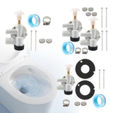 Maxbell RV Toilet Water Valve Kit Sturdy 385314349 for Pedal Flush Toilets RV A
