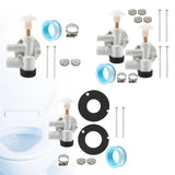 Maxbell RV Toilet Water Valve Kit Sturdy 385314349 for Pedal Flush Toilets RV A