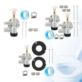 Maxbell RV Toilet Water Valve Kit Sturdy 385314349 for Pedal Flush Toilets RV A