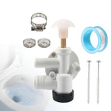 Maxbell RV Toilet Water Valve Kit Sturdy 385314349 for Pedal Flush Toilets RV A