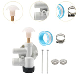 Maxbell RV Toilet Water Valve Kit Sturdy 385314349 for Pedal Flush Toilets RV A