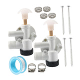 Maxbell RV Toilet Water Valve Kit Sturdy 385314349 for Pedal Flush Toilets RV B