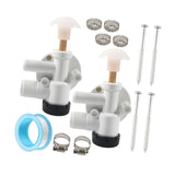 Maxbell RV Toilet Water Valve Kit Sturdy 385314349 for Pedal Flush Toilets RV B