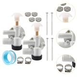 Maxbell RV Toilet Water Valve Kit Sturdy 385314349 for Pedal Flush Toilets RV B