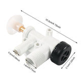 Maxbell RV Toilet Water Valve Kit Sturdy 385314349 for Pedal Flush Toilets RV C