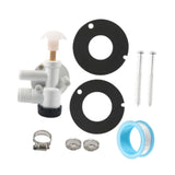 Maxbell RV Toilet Water Valve Kit Sturdy 385314349 for Pedal Flush Toilets RV C