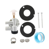 Maxbell RV Toilet Water Valve Kit Sturdy 385314349 for Pedal Flush Toilets RV C