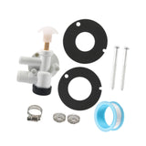 Maxbell RV Toilet Water Valve Kit Sturdy 385314349 for Pedal Flush Toilets RV C