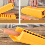 Maxbell Hot Dog Slicing Tool Kitchen Gadgets Ham Slicer for Kitchen Grilling Camping