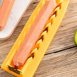 Maxbell Hot Dog Slicing Tool Kitchen Gadgets Ham Slicer for Kitchen Grilling Camping