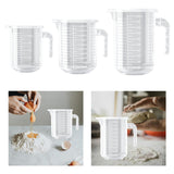 Maxbell Measuring Cup with Handle Clear Graduated Cylinder Cup for Home Kitchen Beer S