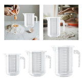 Maxbell Measuring Cup with Handle Clear Graduated Cylinder Cup for Home Kitchen Beer S