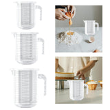 Maxbell Measuring Cup with Handle Clear Graduated Cylinder Cup for Home Kitchen Beer S
