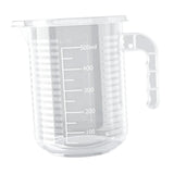 Maxbell Measuring Cup with Handle Clear Graduated Cylinder Cup for Home Kitchen Beer S