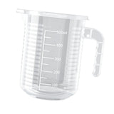 Maxbell Measuring Cup with Handle Clear Graduated Cylinder Cup for Home Kitchen Beer S