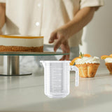 Maxbell Measuring Cup with Handle Clear Graduated Cylinder Cup for Home Kitchen Beer S