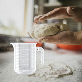 Maxbell Measuring Cup with Handle Clear Graduated Cylinder Cup for Home Kitchen Beer S