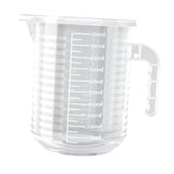 Maxbell Measuring Cup with Handle Clear Graduated Cylinder Cup for Home Kitchen Beer M