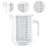 Maxbell Measuring Cup with Handle Clear Graduated Cylinder Cup for Home Kitchen Beer M