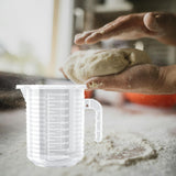Maxbell Measuring Cup with Handle Clear Graduated Cylinder Cup for Home Kitchen Beer M