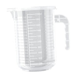 Maxbell Measuring Cup with Handle Clear Graduated Cylinder Cup for Home Kitchen Beer L