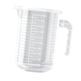 Maxbell Measuring Cup with Handle Clear Graduated Cylinder Cup for Home Kitchen Beer L