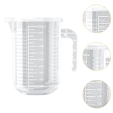 Maxbell Measuring Cup with Handle Clear Graduated Cylinder Cup for Home Kitchen Beer L