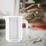 Maxbell Measuring Cup with Handle Clear Graduated Cylinder Cup for Home Kitchen Beer L