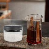 Maxbell Sealed Container Canister Food Coffee Bean Storage Container for Spice Sugar Glass 400ml