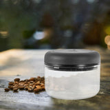 Maxbell Sealed Container Canister Food Coffee Bean Storage Container for Spice Sugar Glass 400ml