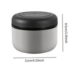 Maxbell Sealed Container Canister Food Coffee Bean Storage Container for Spice Sugar Silver 400ml