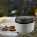 Maxbell Sealed Container Canister Food Coffee Bean Storage Container for Spice Sugar Silver 400ml