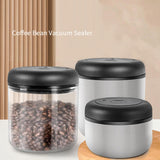Maxbell Sealed Container Canister Food Coffee Bean Storage Container for Spice Sugar Silver 700ml