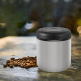 Maxbell Sealed Container Canister Food Coffee Bean Storage Container for Spice Sugar Silver 700ml