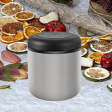 Maxbell Sealed Container Canister Food Coffee Bean Storage Container for Spice Sugar Silver 700ml