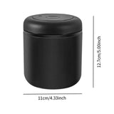 Maxbell Sealed Container Canister Food Coffee Bean Storage Container for Spice Sugar Black 700ml