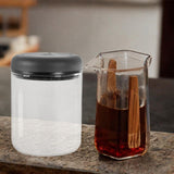 Maxbell Sealed Container Canister Food Coffee Bean Storage Container for Spice Sugar Glass 1200ml