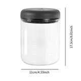 Maxbell Sealed Container Canister Food Coffee Bean Storage Container for Spice Sugar Glass 1200ml