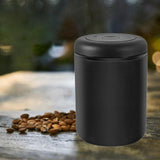 Maxbell Sealed Container Canister Food Coffee Bean Storage Container for Spice Sugar Black 1200ml