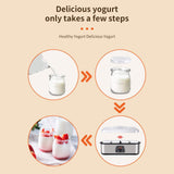 Maxbell Automatic Yogurt Machine Kitchen Gadget Professional Ice Cream Pudding Maker