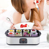 Maxbell Automatic Yogurt Machine Kitchen Gadget Professional Ice Cream Pudding Maker