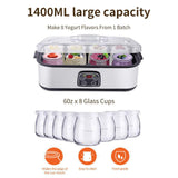 Maxbell Automatic Yogurt Machine Kitchen Gadget Professional Ice Cream Pudding Maker