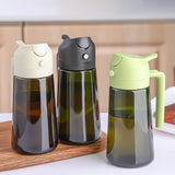 Maxbell Oil Dispenser Bottle 16oz Refillable Oil Mister for Air Fryer BBQ Peanut Oil Green