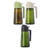 Maxbell Oil Dispenser Bottle 16oz Refillable Oil Mister for Air Fryer BBQ Peanut Oil Green