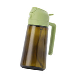 Maxbell Oil Dispenser Bottle 16oz Refillable Oil Mister for Air Fryer BBQ Peanut Oil Green