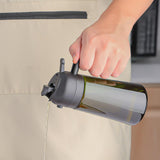 Maxbell Oil Dispenser Bottle 16oz Refillable Oil Mister for Air Fryer BBQ Peanut Oil Green