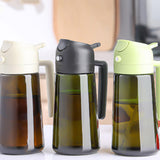 Maxbell Oil Dispenser Bottle 16oz Refillable Oil Mister for Air Fryer BBQ Peanut Oil Green