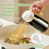 Maxbell Oil Dispenser Bottle 16oz Refillable Oil Mister for Air Fryer BBQ Peanut Oil Green