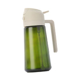 Maxbell Oil Dispenser Bottle 16oz Refillable Oil Mister for Air Fryer BBQ Peanut Oil White