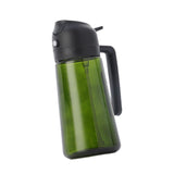 Maxbell Oil Dispenser Bottle 16oz Refillable Oil Mister for Air Fryer BBQ Peanut Oil Black